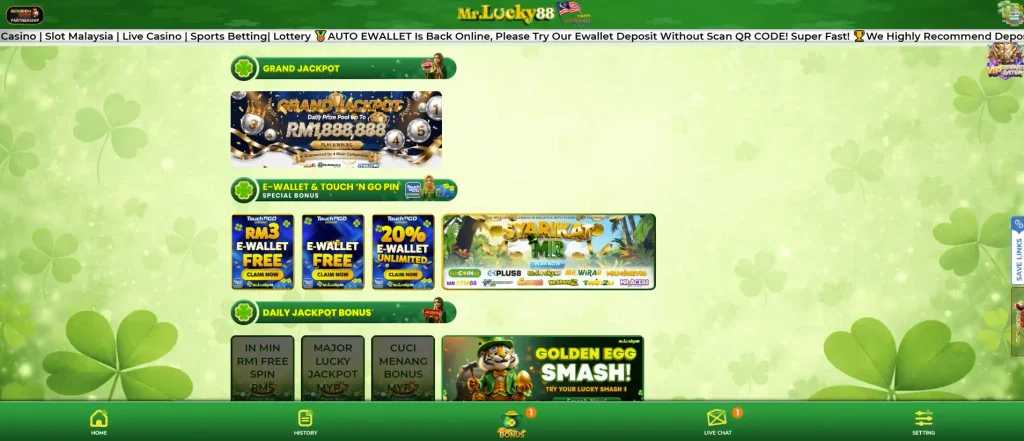 MrLucky88 Bonuses and Promotions