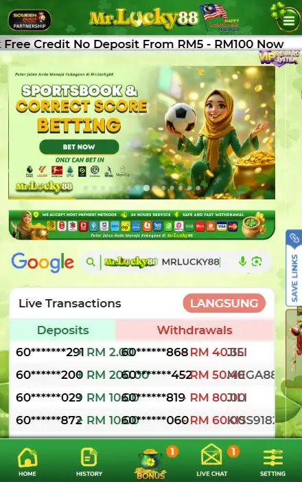 MrLucky88 App for Malaysian Players