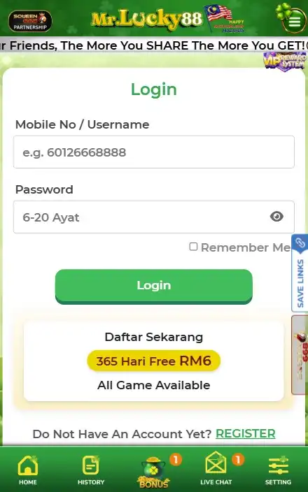 How to Start Using MrLucky88 Mobile